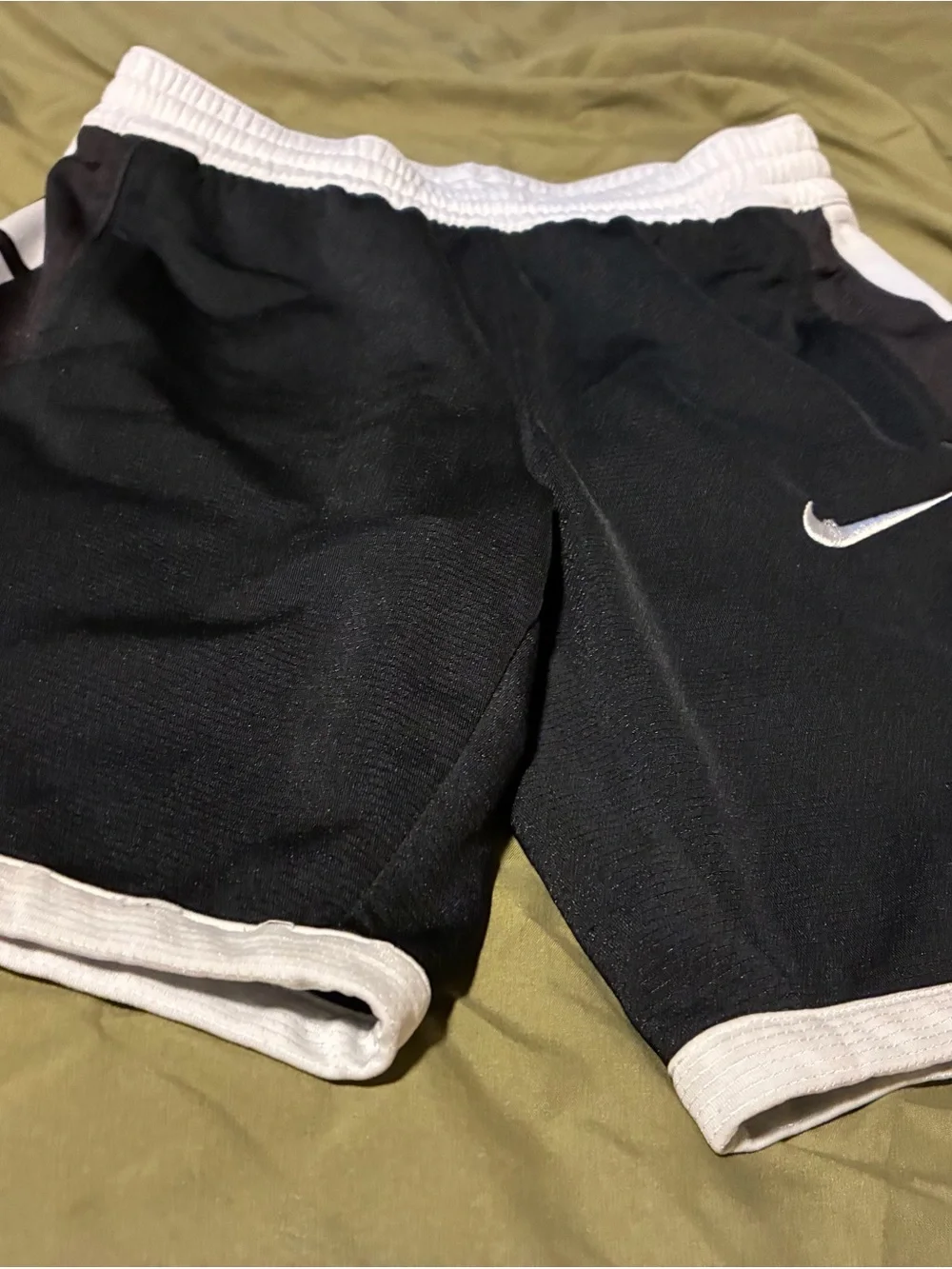 Nike Black and White Boys' Athletic Shorts